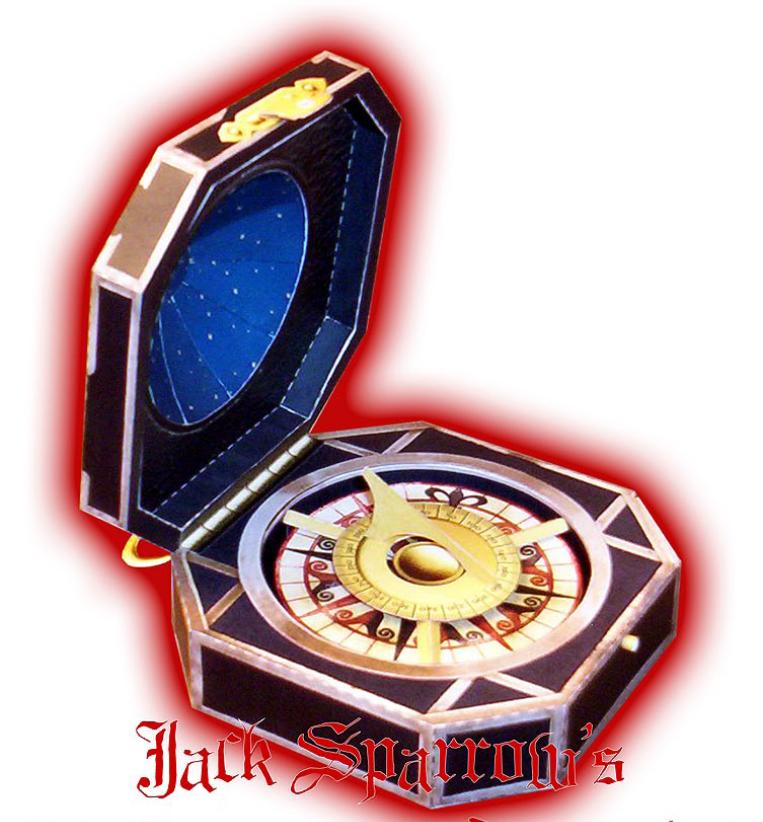 1比1  加勒比海盗杰克斯巴罗航海 罗盘模型