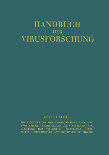 【预订】Handbuch Der Virusforschung: Erste Halfte