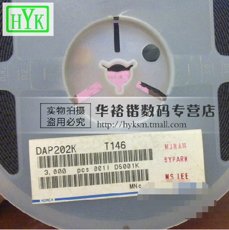 DAP202K T146 丝印P SOT-23 开关稳压管