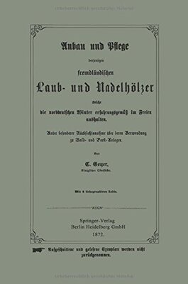 【预订】Anbau Und Pflege Derjenigen Fremdlan...