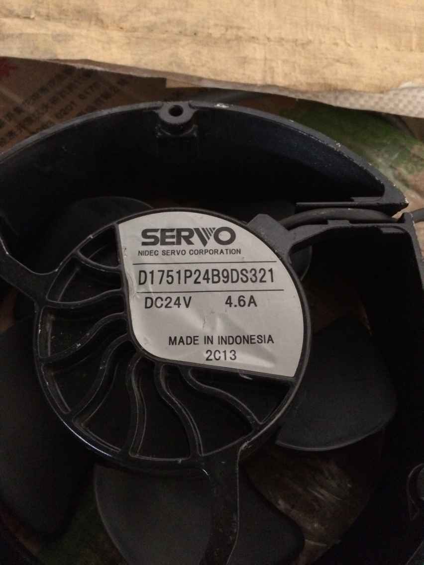 原装日本SERVO风扇 D1751P24B9DS321 大风量变频风机 DC24V 4.6A