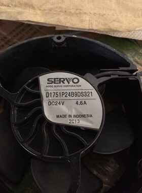 原装SERVO D1751P24B9DS321/326 DC24V 4.6A 大风量变频风机