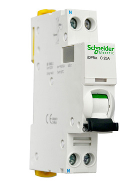 正品施耐德Acti9小型断路器IDPNA C型 20A 1P+N A9P08620双进双出
