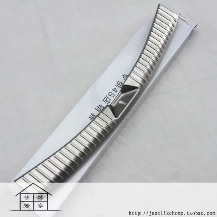 16-21款马自达CX-4专用不锈钢拉丝全包款后护板 尾箱上层后杠踏板