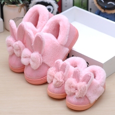 Chaussons enfants en suède pour hiver - semelle tendon - Ref 1007401 Image 11