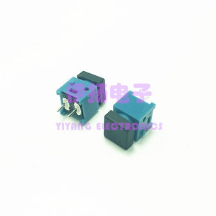 MIYAMA日本三山进口按钮开关 DS-660 2脚防水黑色方帽按键 10X10