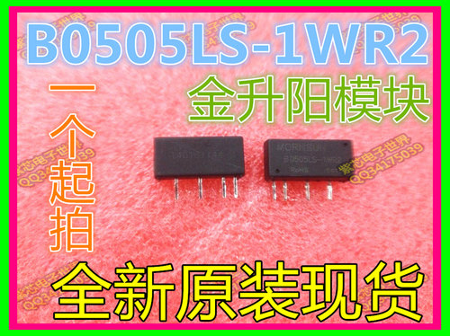 B0505LS-1WR2   DC-DC隔离模块 输入4.5－5.5V;输出5V 0.2A