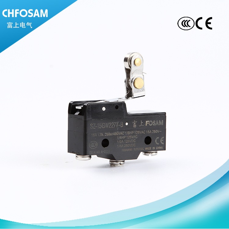 富上 SZ-15GW2277-B自复位短柄滚轮 TM-1743 微动开关 行程开关