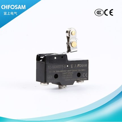 富上 SZ-15GW2277-B自复位短柄滚轮 TM-1743 微动开关 行程开关