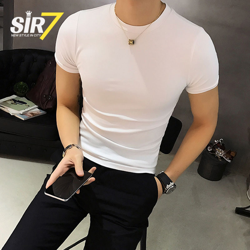 男春夏圆领男士短袖