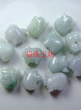 DIY配件生肖小猪猪手链项链吊坠