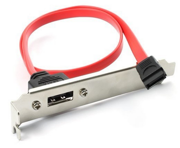 sata转接线pci扩展挡板外置机箱