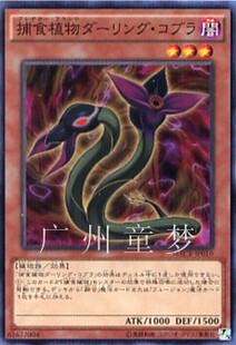 广州童梦正版 蛇瓶草眼镜蛇N现货 日文英文游戏王912捕食植物