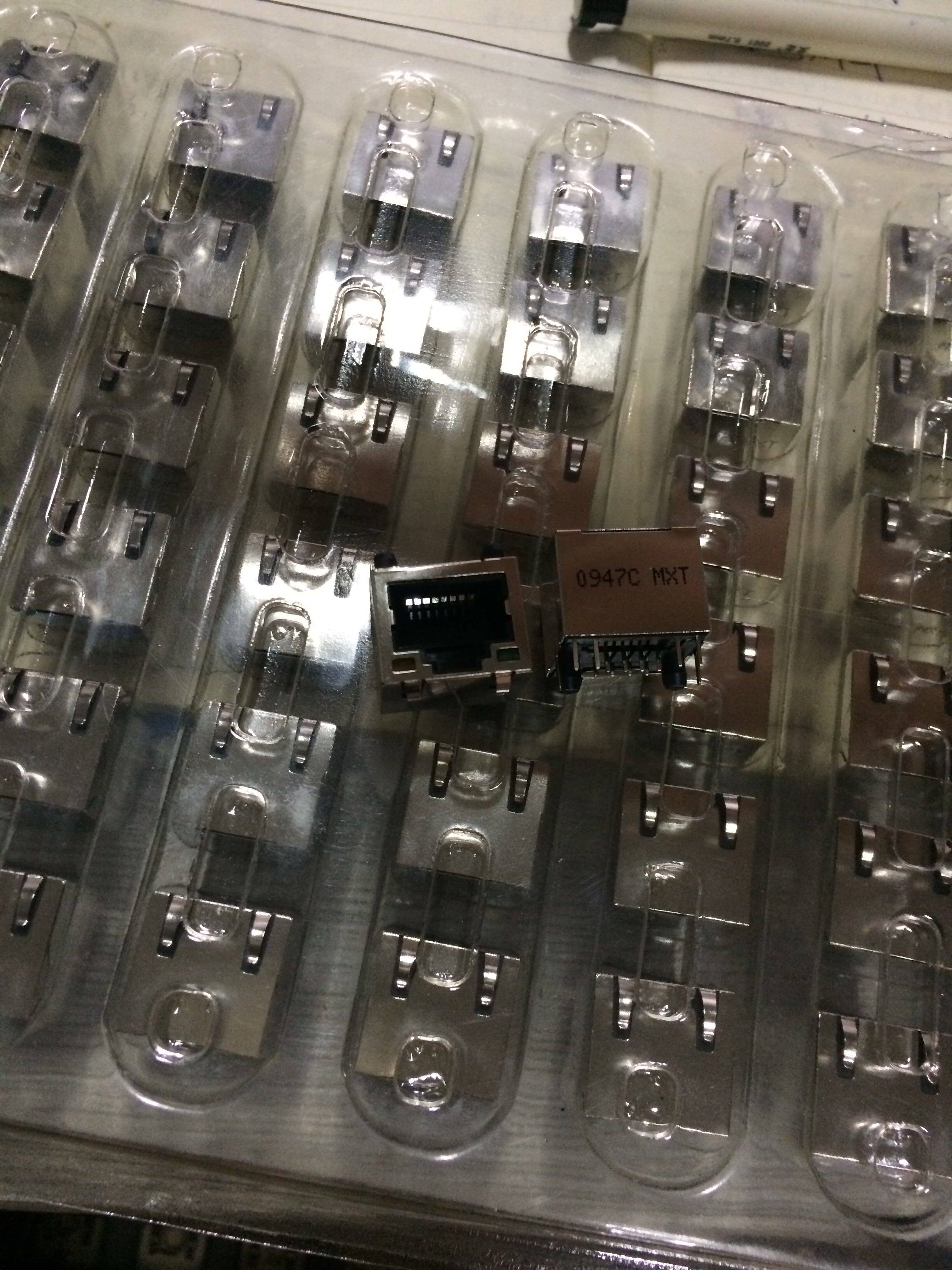 MOLEX 网络连接器插座 RJ45 水晶头 11P 防水连接头 48146-0011