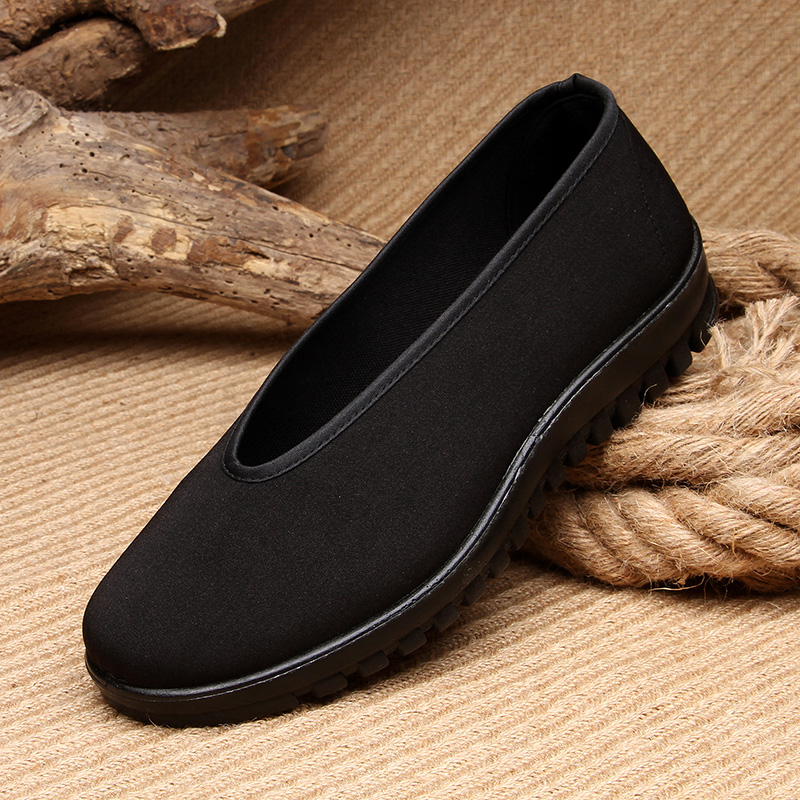 百庆隆软底防滑爷爷老北京布鞋