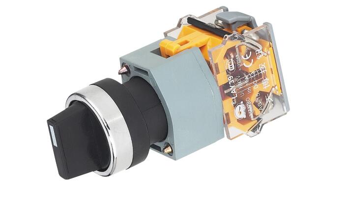 天博按钮 LAY39B-11X2 二位置短柄旋钮 螺丝固定型