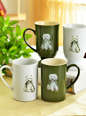 英国哈罗斯出口harrods外贸陶瓷杯马克杯情侣杯咖啡杯高脚杯茶壶