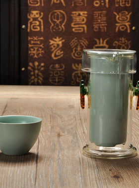 汝瓷红茶泡茶器哨子汝窑茶壶茶杯耐热玻璃陶瓷功夫茶具绿茶冲茶器