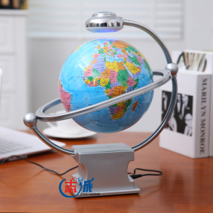 志诚 8寸大号磁悬浮地球仪发光自转创意工艺礼品办公室地球仪摆件