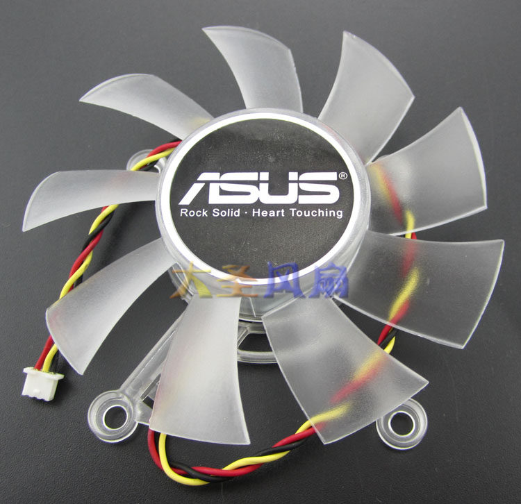 华硕9800gt 4870 1g冰刃版 gt240 gts250 eah hd5770 3线显卡风扇