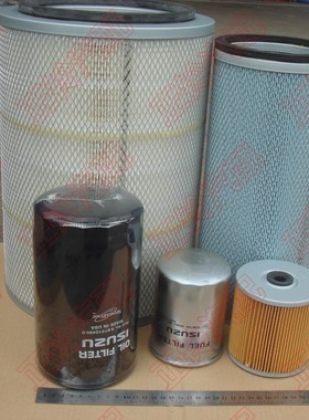 三滤套装 空气格 空滤 柴油格 机油格 五十铃 FVR34 欧一 6HK1