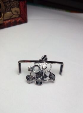 925银复古树叶花朵欧式吊坠