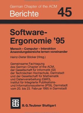 【预售】Software-Ergonomie 95: Mensch Comput...