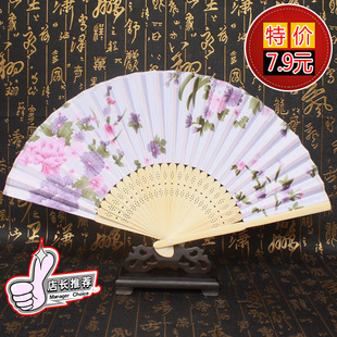 女扇礼品扇和风扇竹扇绢扇扇坠 日式 2015年新品 女扇折扇工艺扇子