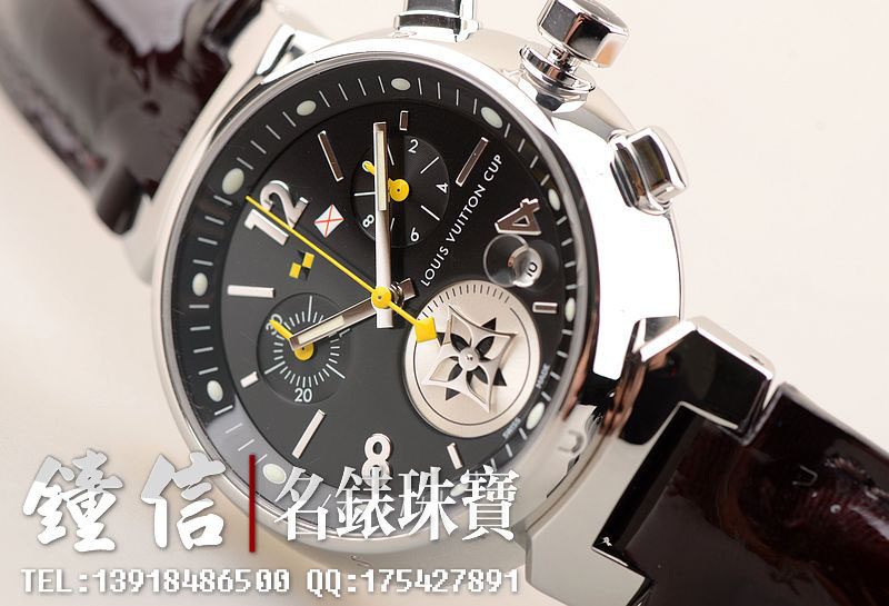 已售出【97新】路易威登TAMBOUR LOVELY CUP石英计时女表 两幅表带