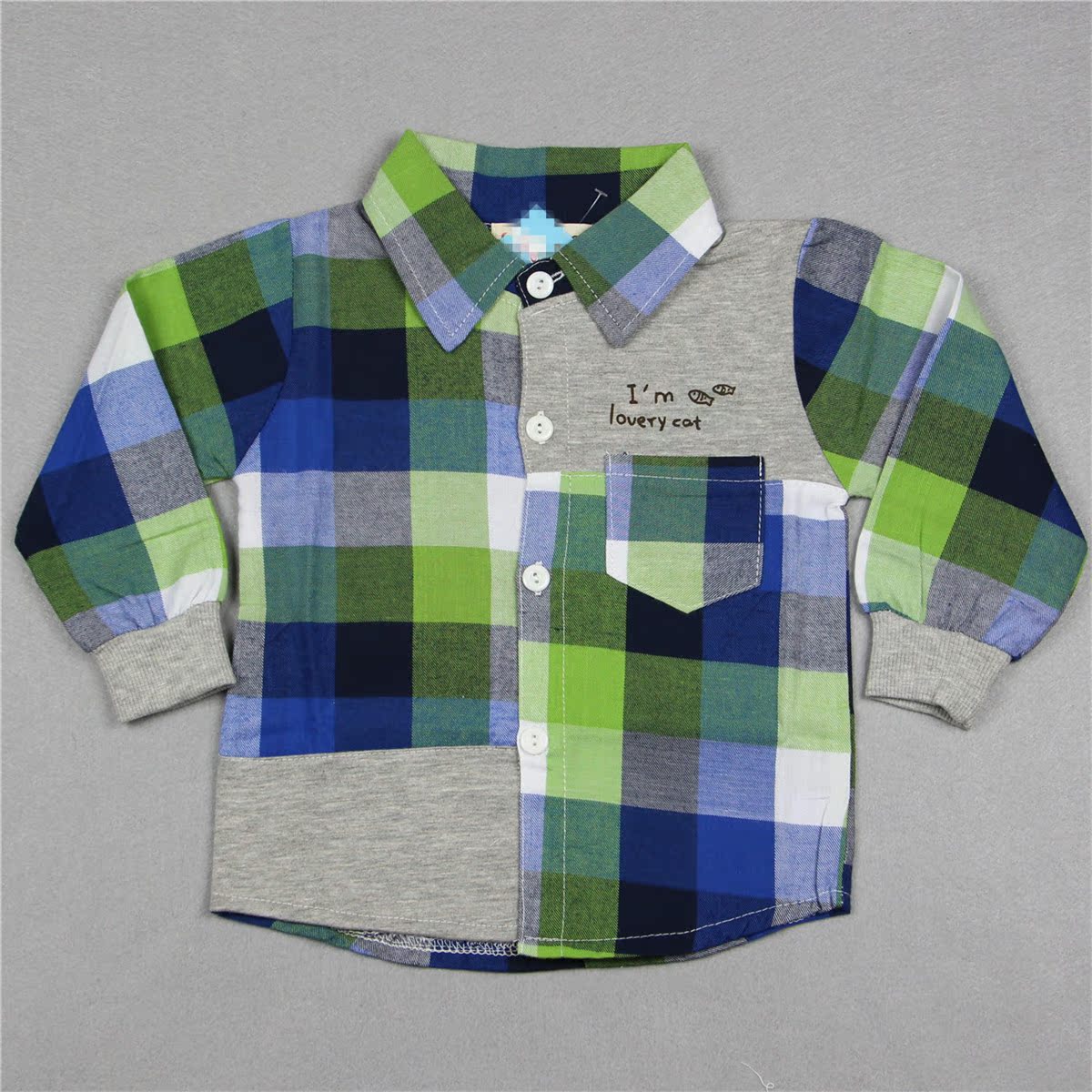 Chemise enfant à manche longue - Ref 2083539 Image 3