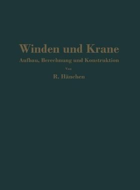 【预订】Winden Und Krane: Aufbau, Berechnung...