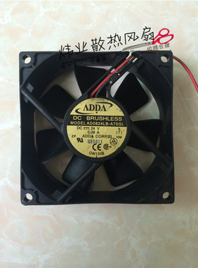 ADDA AD0824LB-A70GL 8025 24V 0.09A 8CM/厘米 静音变频器风扇
