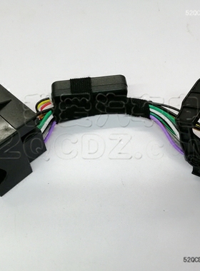 大众B6MK5 RCD330换装MIB多功能方向盘控制CAN转换器187德赛天宝