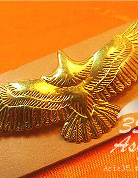 纯铜财布扣 高桥吾郎goro‘s风格老鹰装饰扣 DIY皮革钱包项链配件