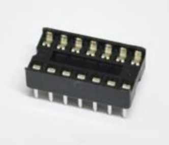 【深辉电子】14PIN插座 DIP-14底座 14脚IC座 14脚插座 可直拍