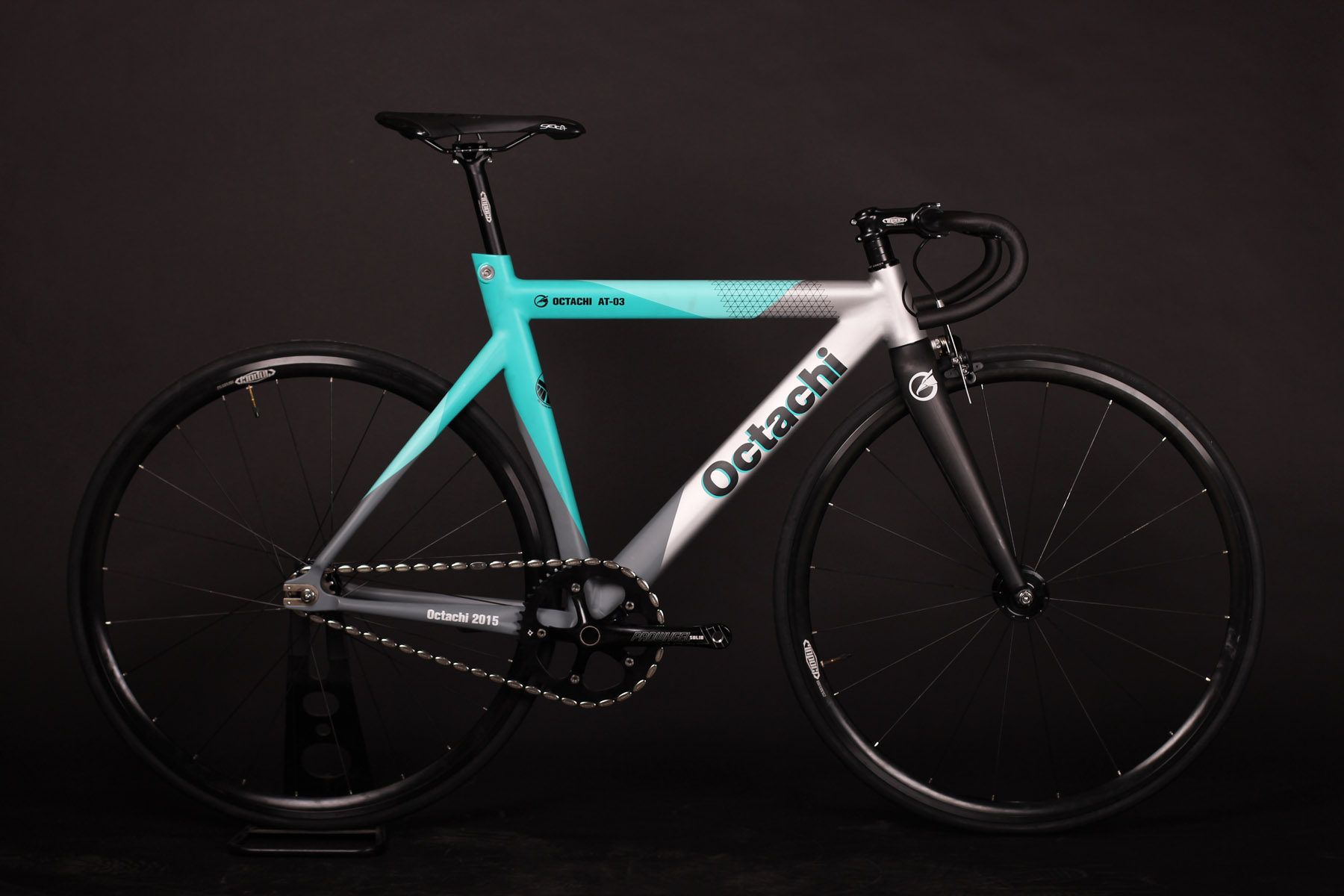 @BIKE FIXED GEAR OCTACHI AT-03单速场地死飞竞速男女款自行车