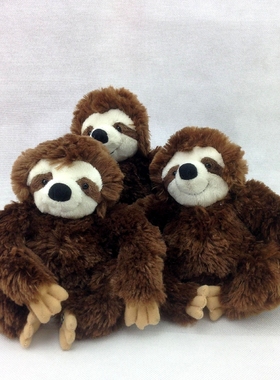 （现货+包邮）加拿大GANZ仿真三趾树懒sloth毛绒玩具公仔