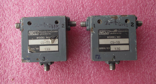 美国MCLI进口 CS-10 2-4GHz SMA 250W RF 射频微波同轴环形器 质量包好，包能用，可提供详细测试图。