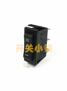 台湾RLEIL船型开关 KCD3-103 3脚3档电源开关 RL1-3 32X14 银点