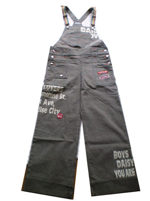 DAISY LOVERS灰色背带裤150-K