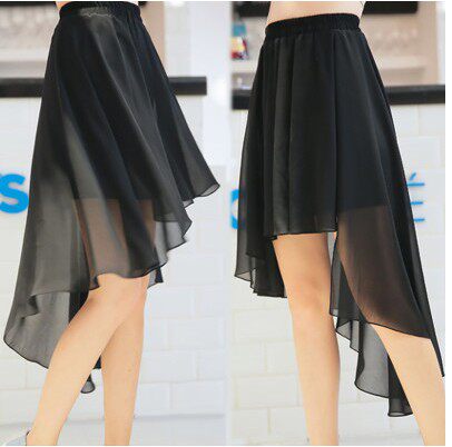 夏季新款个性两穿雪纺裙 不规则半身裙 仙女范燕尾裙中长裙学院风在类目 女装/女士精品, 半身裙中 - 来自Buy2taobao.com提供专业的淘宝代购服务