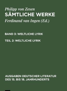 【预售】Weltliche Lyrik