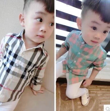 Chemise garcon &AMP à manche longue - Ref 2075412 Image 1