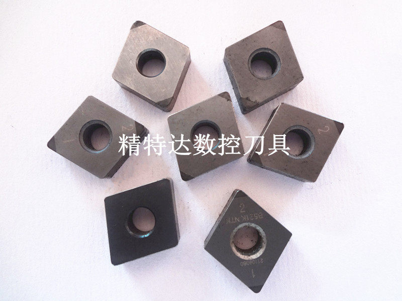 超硬进口二手数控车刀片立方氮化硼CBN刀具CNGA120408双头 淬火料