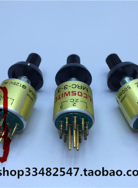 ALCOSWITCH MRC-3-3进口钮子开关原装旋钮开关