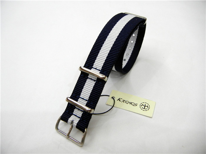 帆布尼龙白色表带1.1MM