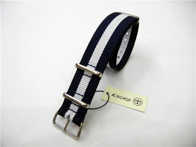 帆布尼龙白色表带1.1MM