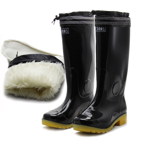 Chaussures - bottes caoutchouc homme pour hiver - semelle tendon - Ref 963236 Image 1