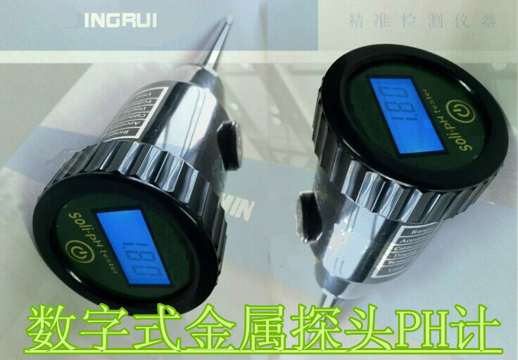 数字式金属探头PH检测仪水果面团面包奶酪PH固体半固体物酸碱度计