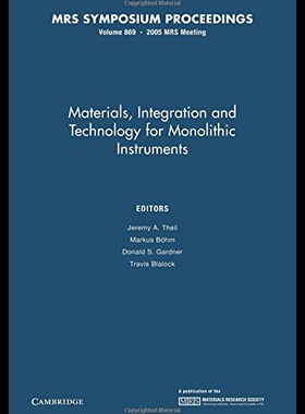 【预售】Materials, Integration and Technology for Monolit